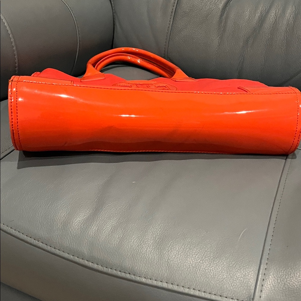 Tory Burch orange-red Tote Bag - Picture 7 of 14